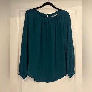 LOFT, size M dark Teal blouse